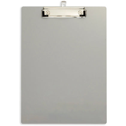 Officemate Magnetic Clipboard: Aluminum Gray Clipboard - Clipboards