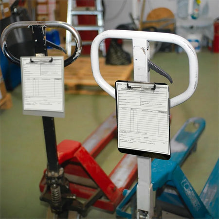 Officemate Magnetic Clipboard: Aluminum Gray Clipboard - Clipboards