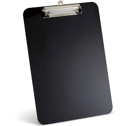 Officemate Magnetic Clipboard: Plastic Black - 1 Each - Clipboards