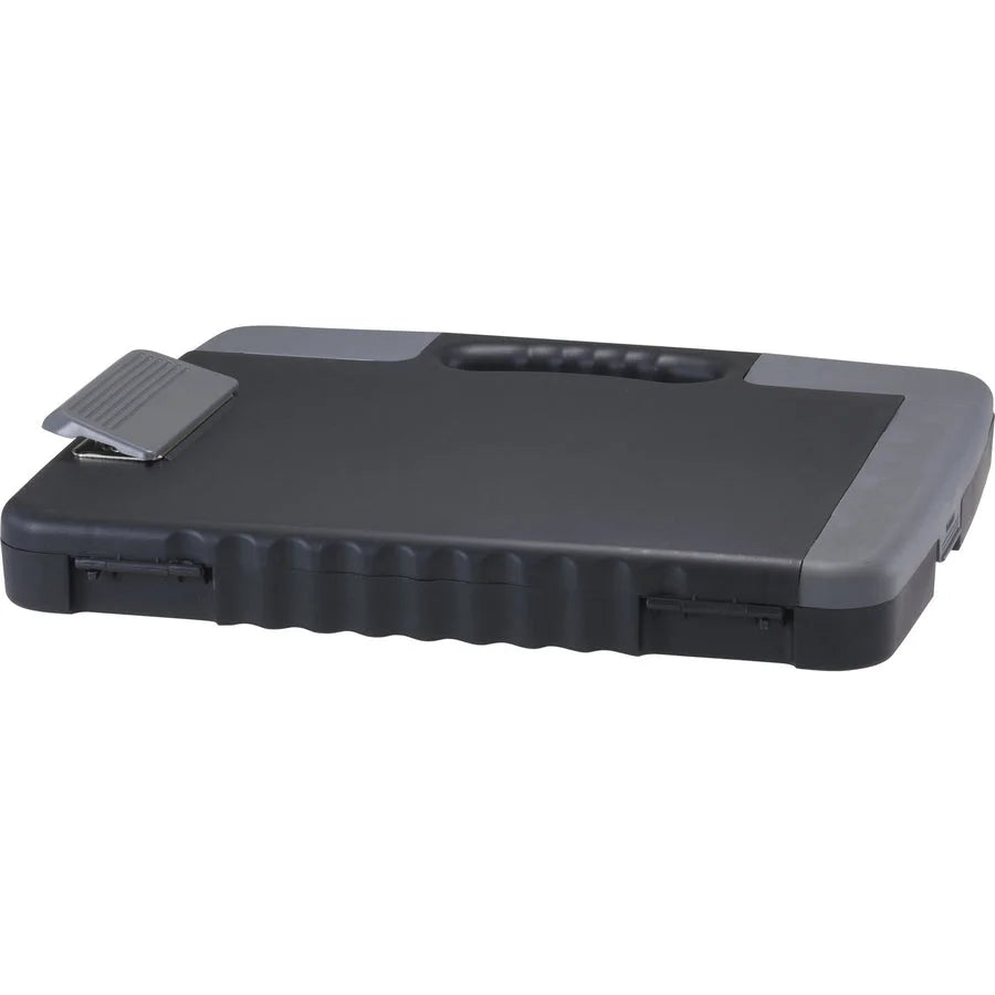 Officemate Portable Clipboard Storage Case - Charcoal - Keep Stationary Organized - Clipboards