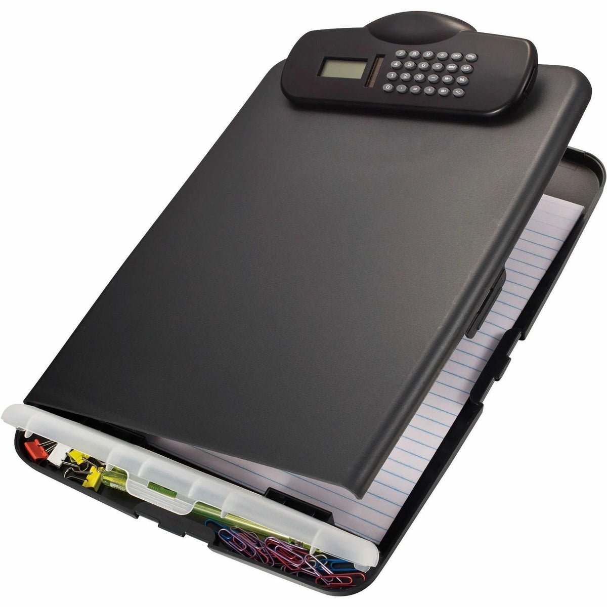 Officemate Slim Clipboard Storage Box: Calculator 10’’x14.5’’ - 1 Each - Clipboards
