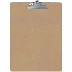 Officemate Wood Clipboard: Spring Clip Hardwood Brown - Clipboards