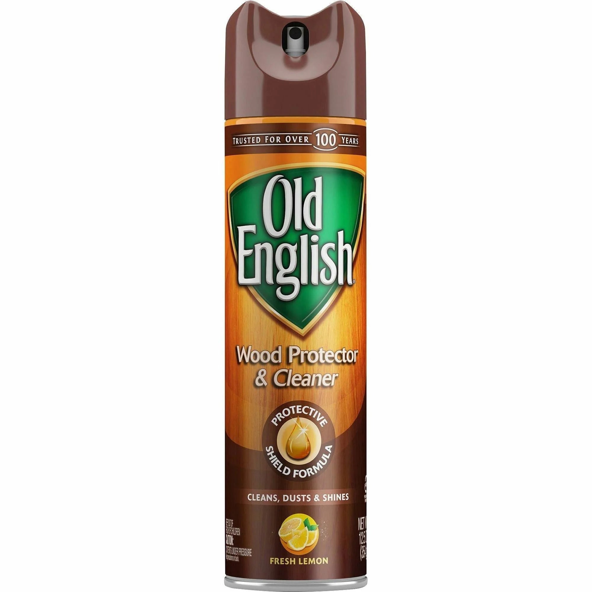 Old English Furniture Polish: Lemon Scent Wood Cleaner - 12.50 oz - Specialty Cleaners
