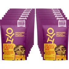 Orchard Valley Harvest Nice ’n Cheesy Mix - Natural Crunchy Snack - 1.85 oz - 14/Carton - Snacks