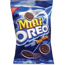 Oreo Mini Chocolate Sandwich Cookies - Indulgent Snack Pack - 60/Carton - Sweets