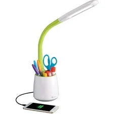 OttLite Desk Lamp - LED - White Green - Mountable - Lamps & Lighting
