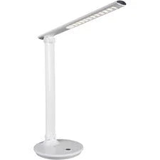 OttLite Emerge Led Lamp - 23’’ Height x 6.8’’ Width - LED Bulb - Faux Leather - USB Charging ClearSun Dimmable