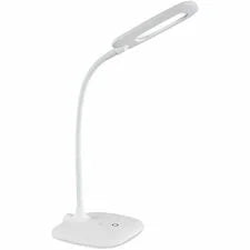 OttLite Flexible Soft Touch LED Desk Lamp - 21.3’’ Height - Bulb - Neck Adjustable Brightness Touch-activated