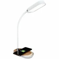 OttLite Inspire LED Desk Lamp - Bulb - Qi Wireless Charging ClearSun Glare-free Light Touch Sensitive Control Panel