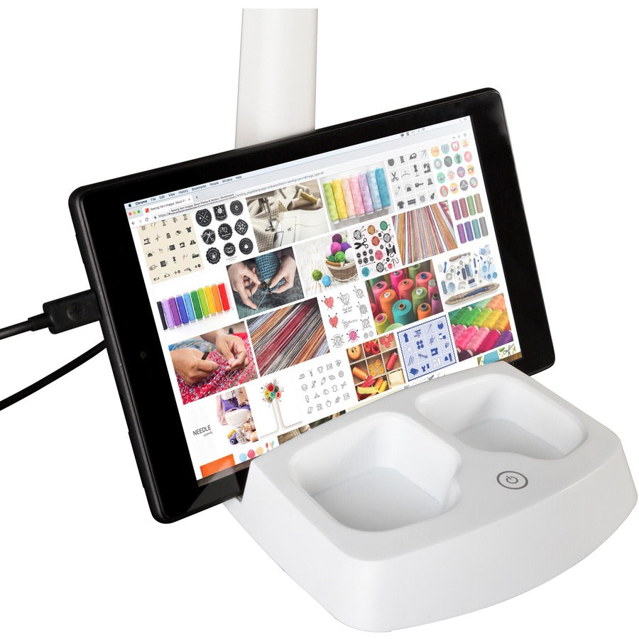 OttLite LED Desk Lamp with Charging Station - Bottom