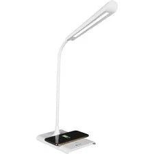 OttLite Power Up LED Desk Lamp with Wireless Charging - 21’’ Height x 5.1’’ Width - Bulb - Qi Touch-activated Dimmable