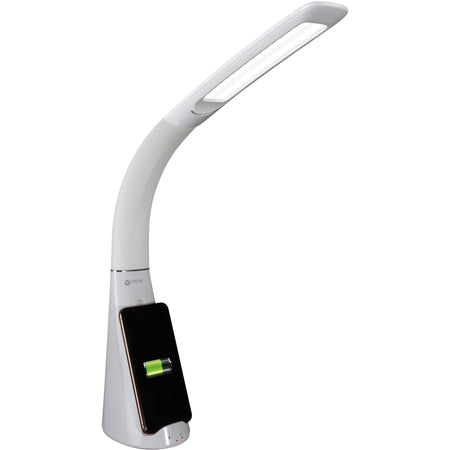 OttLite Purify LED Desk Lamp with Wireless Charging and Sanitizing - 2000