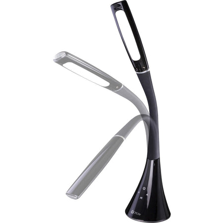 OttLite Swerve LED Desk Lamp with 3 Color Modes and USB - Left