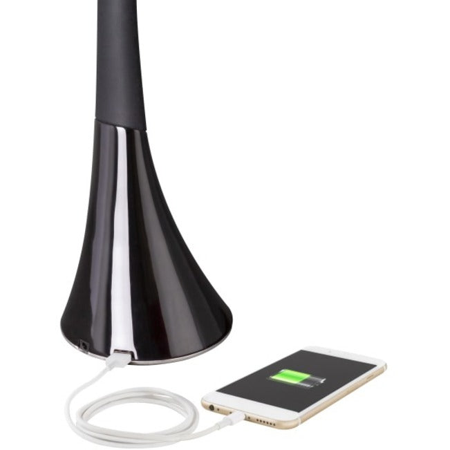 OttLite Swerve LED Desk Lamp with 3 Color Modes and USB - Alternate-Image1