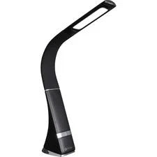 OttLite Wellness Desk Lamp - LED Bulb - Rechargeable Battery USB Charging - Mountable - Black - for Home Kitchen Table