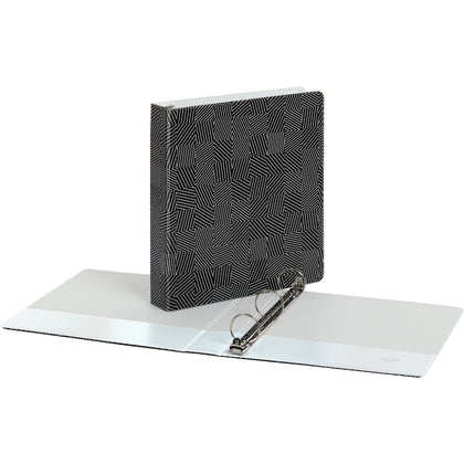 Oxford 1-1/2’’ Round Ring Binder: 350-Sheet Capacity Black - Presentation / View Binders
