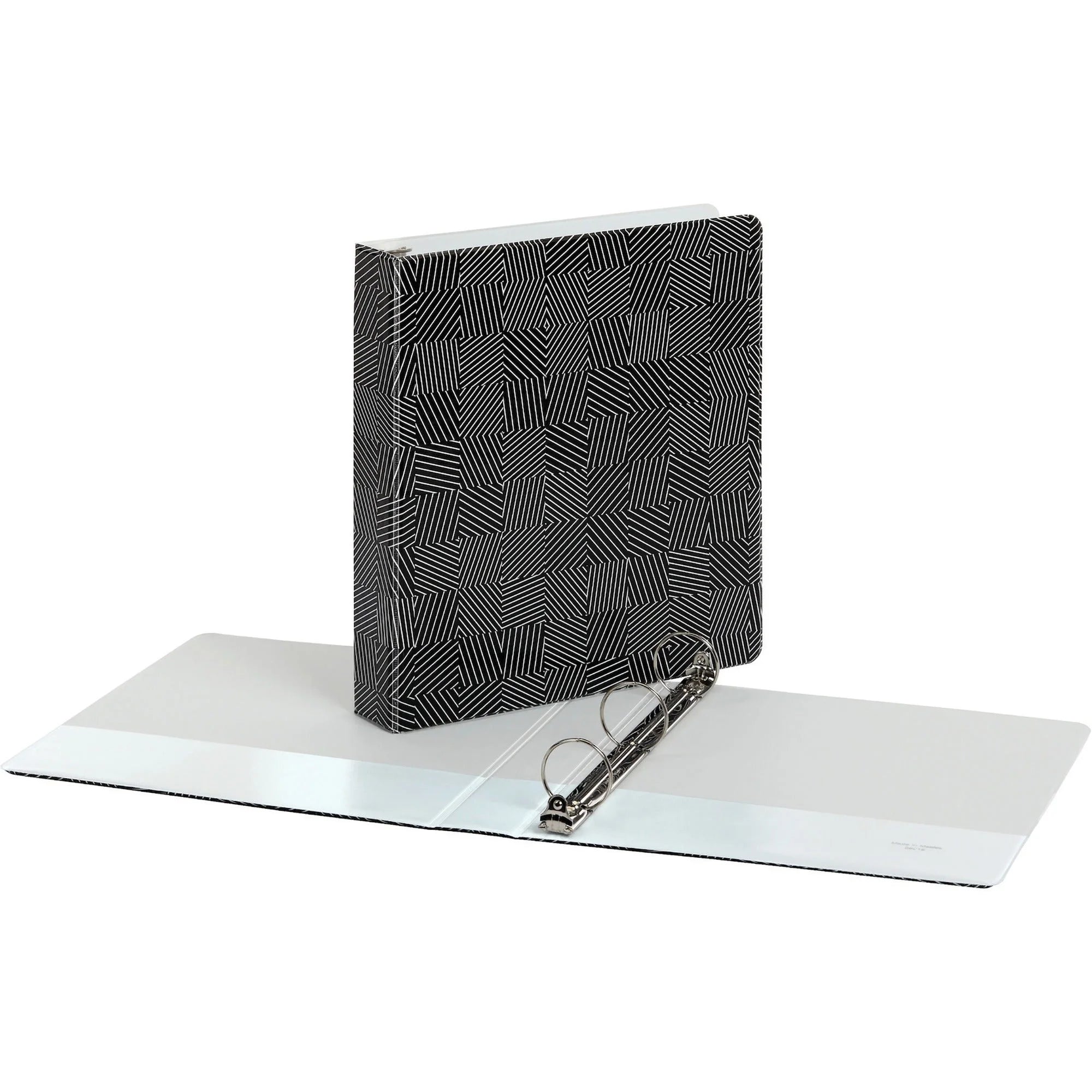 Oxford 1-1/2’’ Round Ring Binder: 350-Sheet Capacity Black - Presentation / View Binders