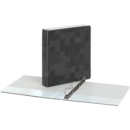 Oxford 1-1/2’’ Round Ring Binder: 350-Sheet Capacity Black - Presentation / View Binders