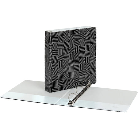 Oxford 1-1/2’’ Round Ring Binder: 350-Sheet Capacity Black - Presentation / View Binders