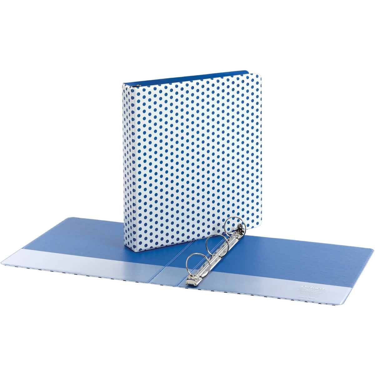 Oxford 1-1/2’’ Round Ring Binder - Blue - 350 Sheet Capacity - Safety Data Sheets - SDS