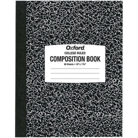 Oxford Tops College-ruled Composition Notebook - 80 Sheets - Stitched - 7 7/8’’ x 10’’ Sheet Size - White Paper