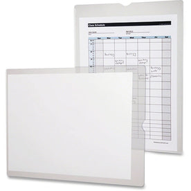 Oxford Heavy-Duty Vinyl Jackets: Clear Envelopes for Documents - Poly