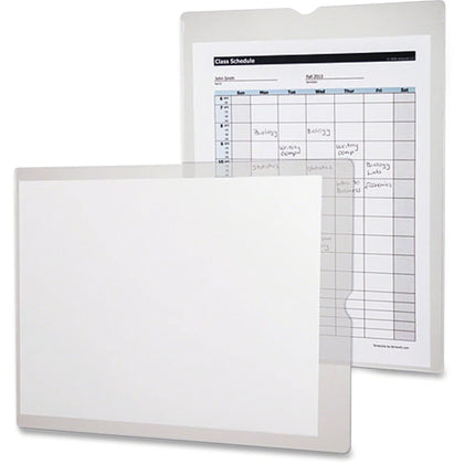Oxford Heavy-Duty Vinyl Jackets: Clear Envelopes for Documents - Poly