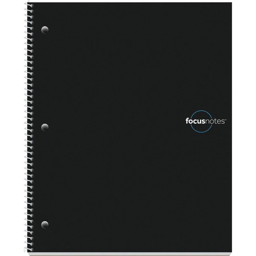 Oxford Idea Collective FocusNotes Notebook - Quarto Size - 100 Sheets - Wire Bound - White Paper - Notebooks