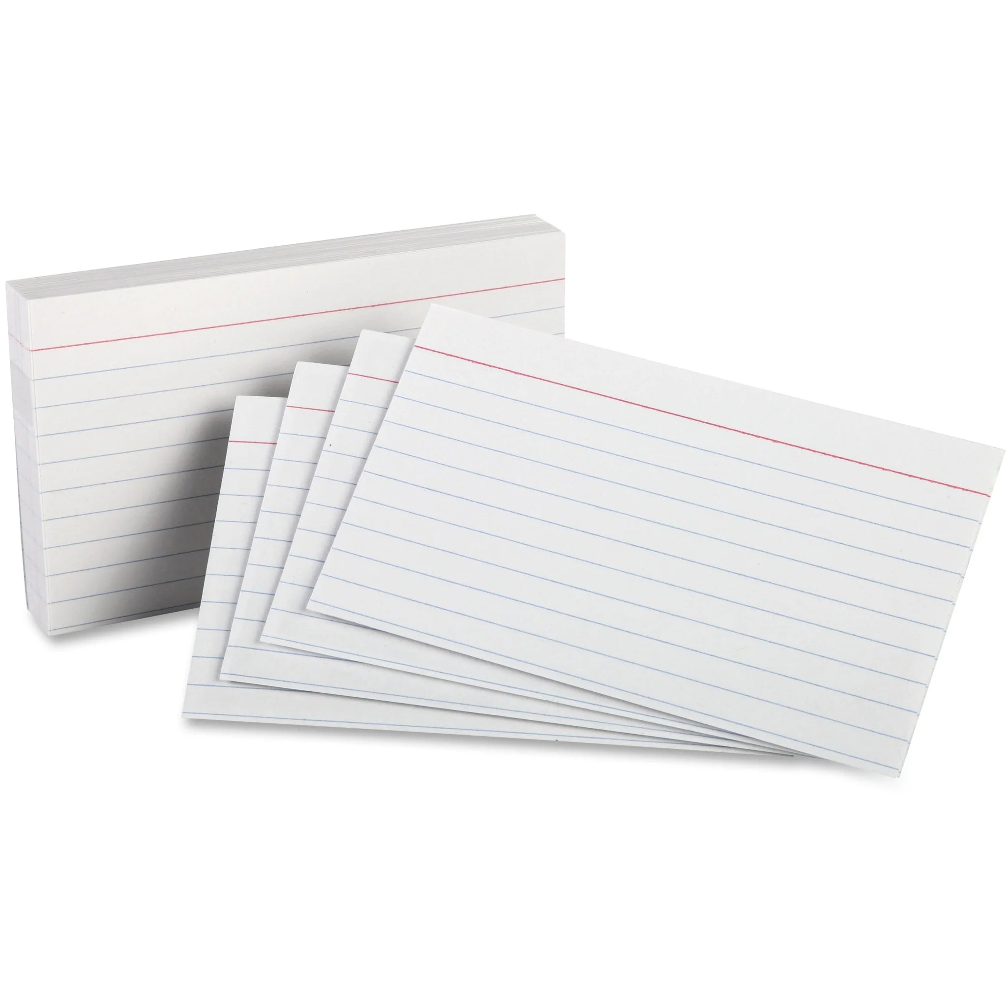 Oxford Index Cards: 3’’ x 5’’ - 85 lb - SFI Certified - White - 100 Pack - Cards & Accessories