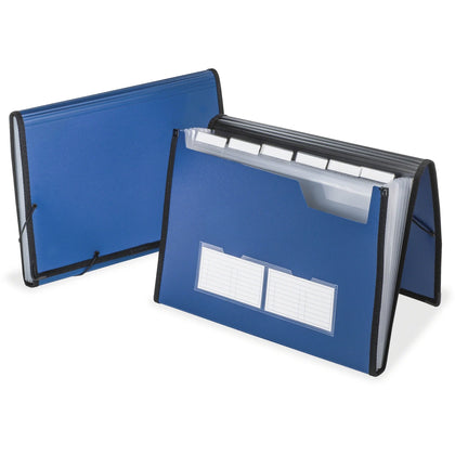 Oxford Letter Expanding File: Blue 7-Pocket Durable & Moisture-Resistant - Files