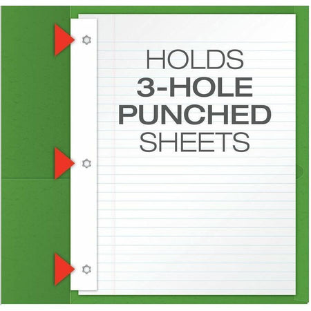 Oxford Letter Recycled Pocket Folder with Fastener - Alternate-Image5