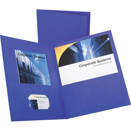 Oxford Recycled Purple Pocket Folder - 100 Sheets Capacity - Folders