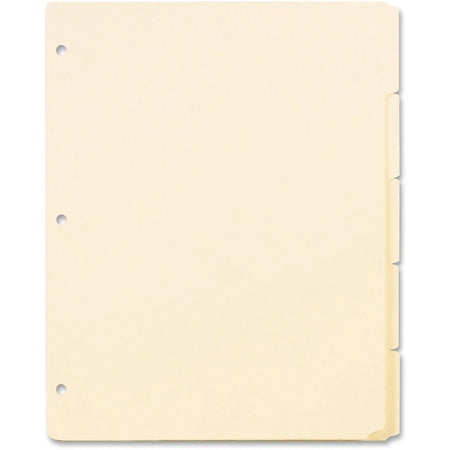 Oxford Ring Book Index Sheets: 5-Tab Divider Set Manila Acid-Free - 20/Box