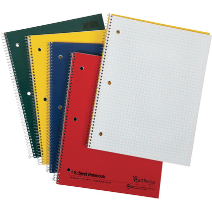 Oxford Wirebound Notebook: Letter Size 80 Sheets Assorted Kraft Cover - Notebooks