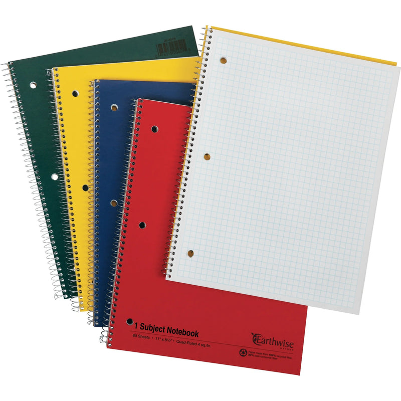 Oxford 3 - Hole Punched Wirebound Notebook - Letter - 80 Sheets - Wire Bound - 15 lb Basis Weight - Notebooks