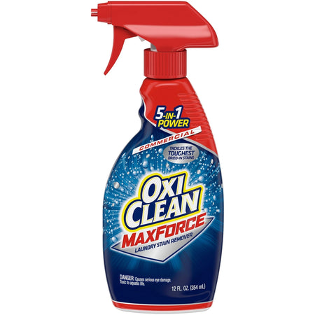 OxiClean Max Force Stain Remover: Powerful 12 fl oz Solution - Specialty Cleaners