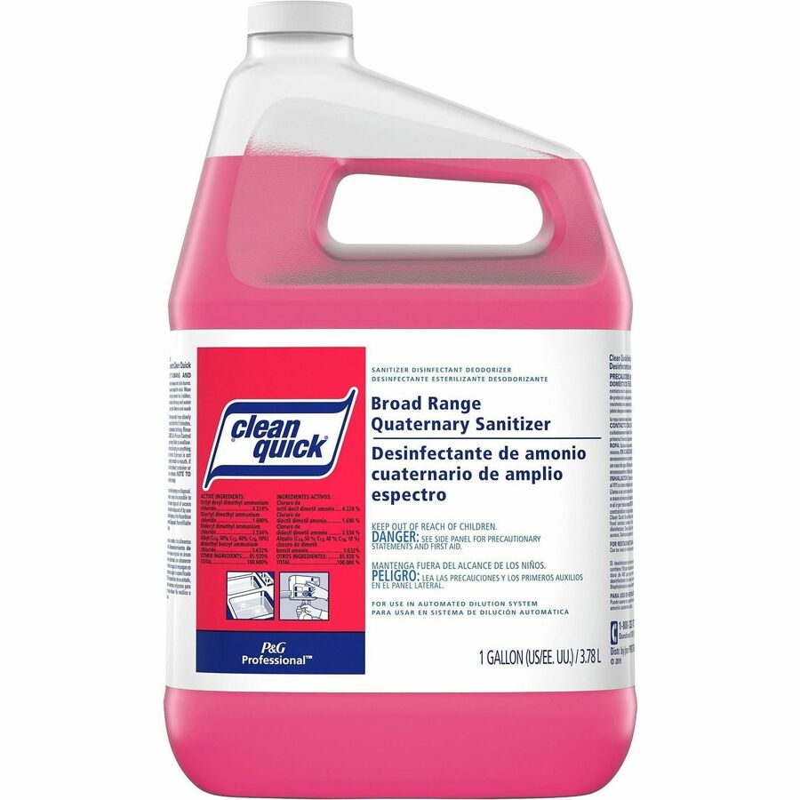 P&G Clean Quick Quaternary Sanitizer - Front