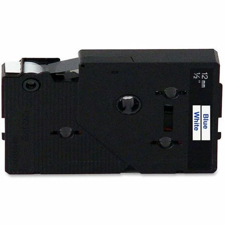 P-touch Tape Cartridge: 1/2’’ x 25’’ White Water & Grease Resistant - Label Maker Supplies