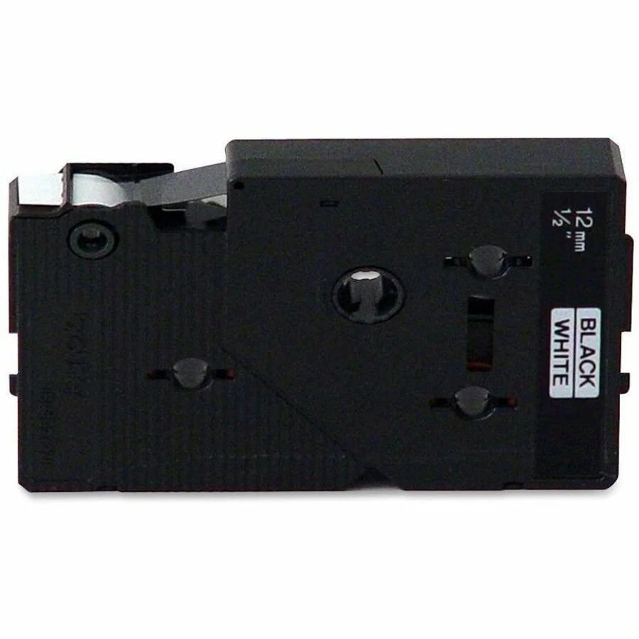P-touch TC Laminated Tape Cartridges - 1/2’’ Width - White - 2 Pack - Label Maker Supplies