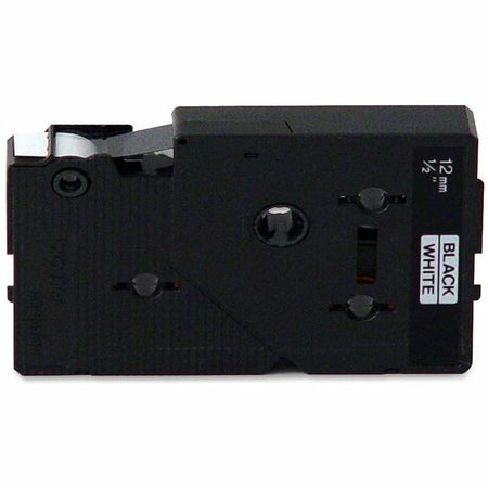 P-touch TC Laminated Tape Cartridges - 1/2’’ Width - White - 2 Pack - Label Maker Supplies