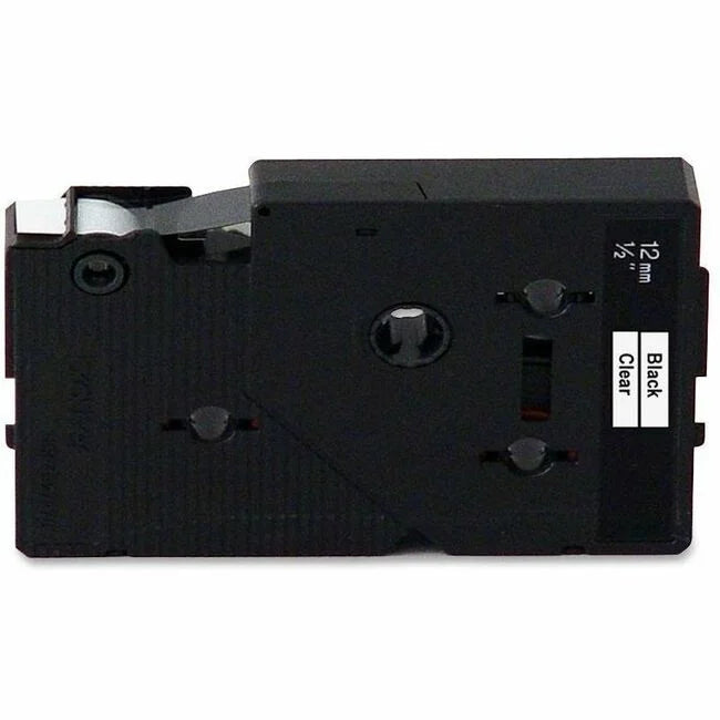 P-touch TC Laminated Tape Cartridges - 1/2’’ x 25’’ - Clear Water & Grease Resistant - Label Maker Supplies