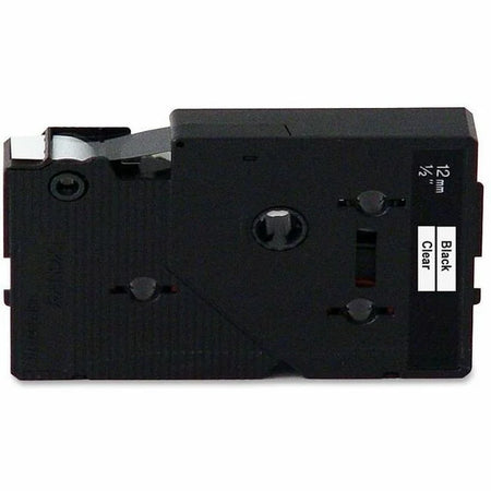 P-touch TC Laminated Tape Cartridges - 1/2’’ x 25’’ - Clear Water & Grease Resistant - Label Maker Supplies