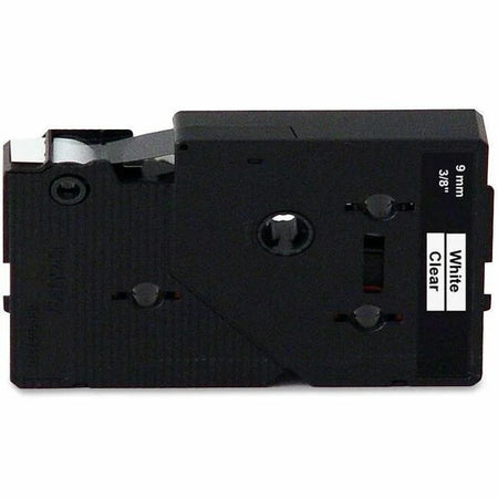 P-touch TC Laminated Tape Cartridges - 3/8’’ x 25’’ - Clear Water & Grease Resistant - Label Maker Supplies