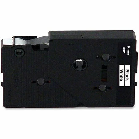 P-touch TC Laminated Tape Cartridges - 3/8’’ x 25’’ - White Water & Grease Resistant - Label Maker Supplies