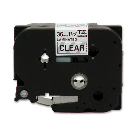 P-touch TZe Laminated Tape: Clear Water-Resistant Label for High-Durability - Maker Supplies