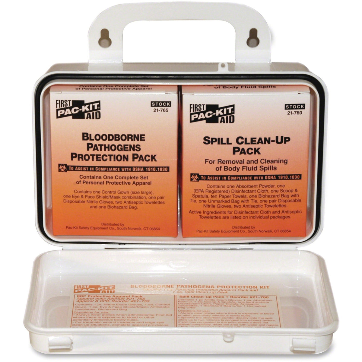 Pac-Kit Safety Equipment Bloodborne Pathogens Kit - 2000