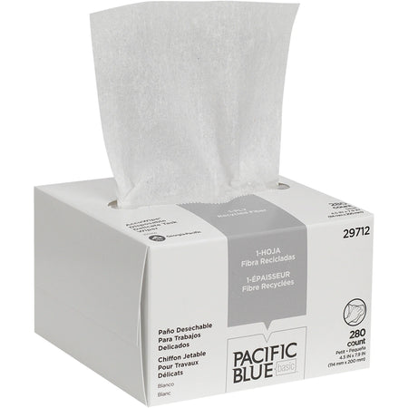 Pacific Blue Basic AccuWipe Delicate Task Wipers - Precision Cleaning Solution - Lens Cleaners