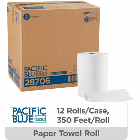 Pacific Blue Basic Paper Roll Towel - Alternate-Image1