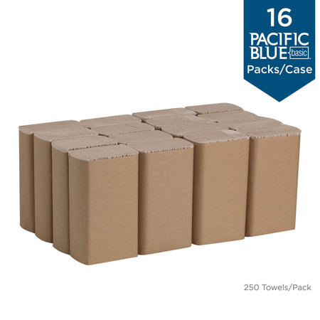 Pacific Blue Basic Recycled Multifold Paper Towel - Alternate-Image1
