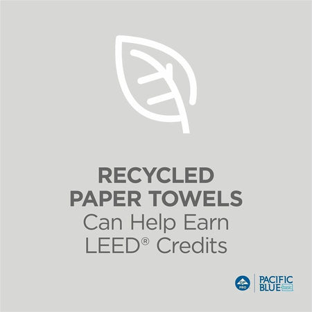 Pacific Blue Basic Recycled Multifold Paper Towels - Alternate-Image7